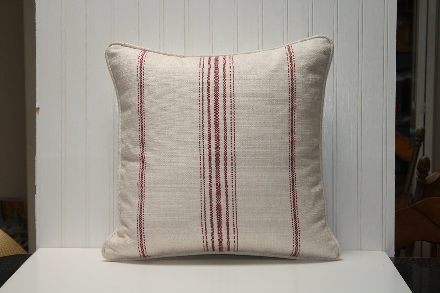 Designer Pillow 18 x 18 inch Designer Fabric Primitive
