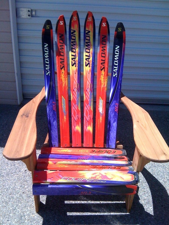 Custom Adirondack Ski Chairs