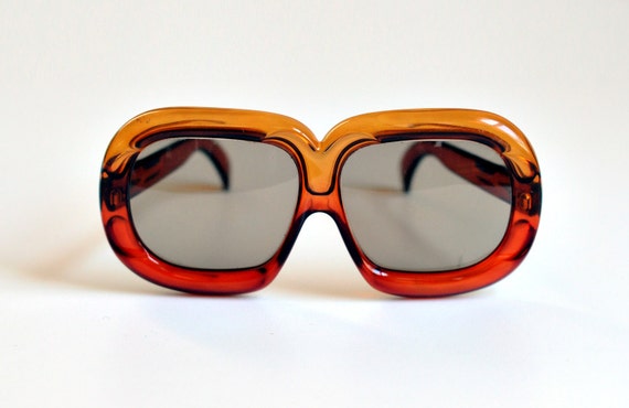 60s Christian Dior MASSIVE Sunglasses by CarnivalOfTheManiac