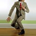 60s 70s Mens Suit Birdseye Tweed Oatmeal Beige Hunting Country 36R 38R
