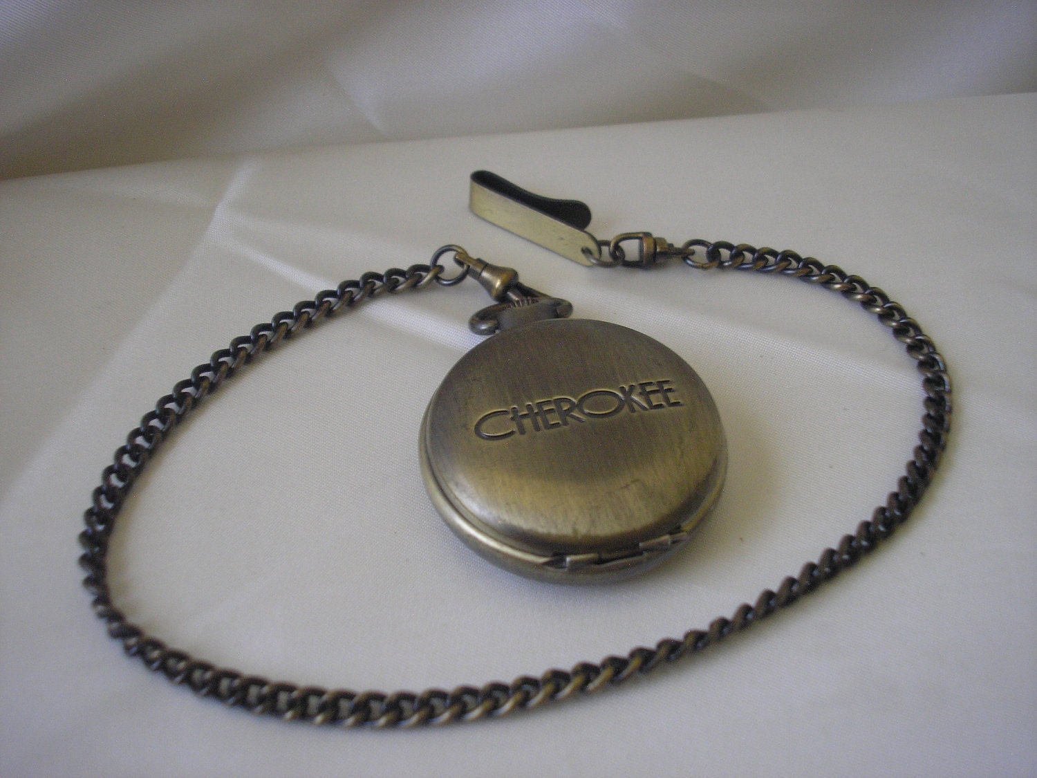 cherokee quartz pocket watch