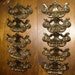Vintage Brass Furniture Handles set of 10