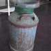 Reserved for Chris: Vintage Metal Milk Can with Lid