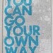 San Francisco / You Can Go Your Own Way/ Letterpress Print on Antique Atlas Page