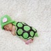 Turtle hatchling, hat with removeable crochet flower and shell cover cape, photography prop