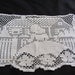 Lovely Ivory Crocheted Rectangle Doily 18 x 12