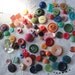 Lot of 83 Vintage and Antique Colorful Plastic Buttons Assorted