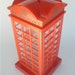 Vintage London Phone Booth Bank Money Bank Coin Bank Replica London Booth Miniature Red Phone Booth Mini Telephone Vintage 80s London Icon