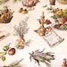Vintage FABRIC Kitchen Cafe CURTAIN Fabric Cottage Chic 4.75 yards Autumn Colors NOS Original tags Newberrys Yellow, green, rust, brown