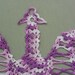 Dragon Doily in Shaded Purples
