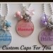 PERSONALIZED Choice Of Little Sister, Middle Sister Or Big Sister Bezel With Matching Beads And Charm