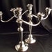 ON HOLD ....Vintage Alvin marked Silver Electroplated 4 Way Candelabra Set