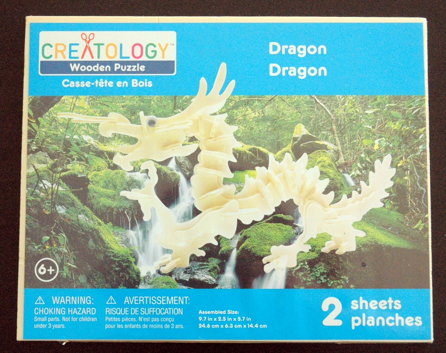 Creatology 3 D wooden puzzle Dragon