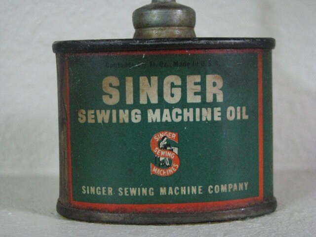 Vintage Singer Sewing Machine Oil Can