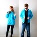 Sale:) Vintage turquoise unisex jacket