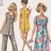 Simplicity 8846 Size 12 1/2 Bust 35 jiffy simple to sew dress tunic pants shorts from 1970 uncut