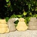 Stone MEDITATING ANIMALS (Set/4) - Dog, Cat, Frog & Turtle Buddha Sculptures (ao)
