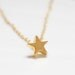 Lovely Little Golden Star Necklace