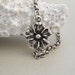 SILVER FLOWER ANKLE Bracelet by Cheydrea