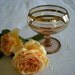 Reserved for stephanie Vintage Crystal Compote - Made in Rumania