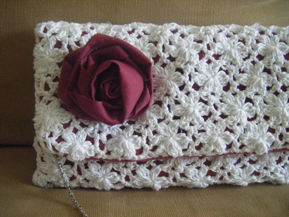Clutch Lace Envelope Oversize Purse Crochet Pattern