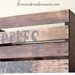 Rustic vintage look apple crate
