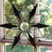 Beautiful Snowflake Star Stained Glass Window Hanging