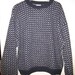 vintage l.l. bean wool sweater norway, mens x large gorgeous
