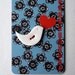 Ceramic gift - lovebird button - mothers day gift - sewing project