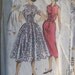 Now on Sale, Garden Party, 1958 McCall's Dress Sewing Pattern 4453, 2 Styles, Size 11, Bust 31 1/2
