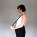 Vintage Black Suspenders- Mens-Womans- Size med/ large- Sale