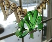 Shamrocker a garland of hand cut hearts and custom banner St Paddys day Il_170x135
