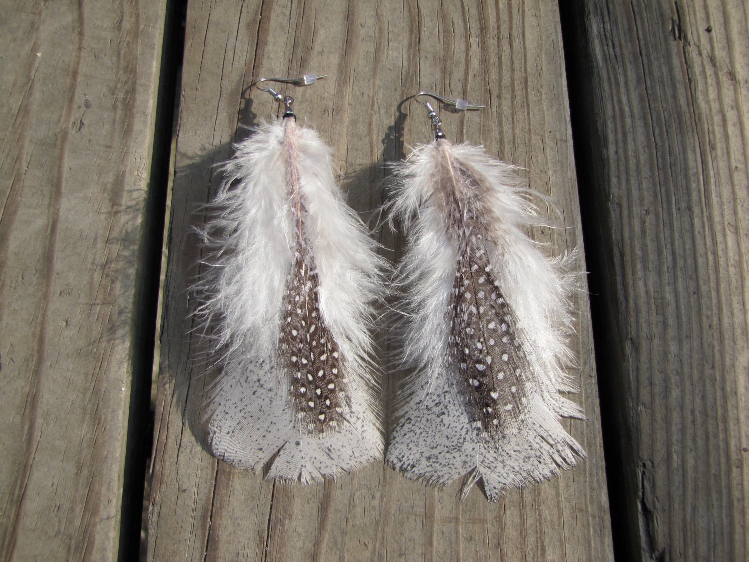 Handmade Feather Earrings