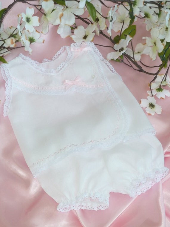 Handmade Baby Girl Diaper Shirt Set by on Etsy