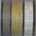 Vintage Wallpaper roll fabric textured striped yellow and brown