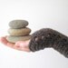 Crochet / Accessories / Cuff / earthy brown / winter wrist warmers / autumn accessory / pure new wool / cottage chic / Maybe the White Dog
