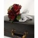 Red & Yellow ooak Zombie Corpse Bride Wedding Dead Rose Flower Bouquet