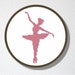 Counted Cross stitch Pattern PDF. Instant download. Ballerina Silhouette. Includes easy beginner instructions.