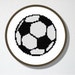 Counted Cross stitch Pattern PDF. Soccer. Includes easy beginners instructions.