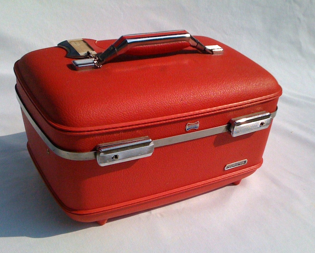 Vintage Red American Tourister/Train/Make-Up Luggage