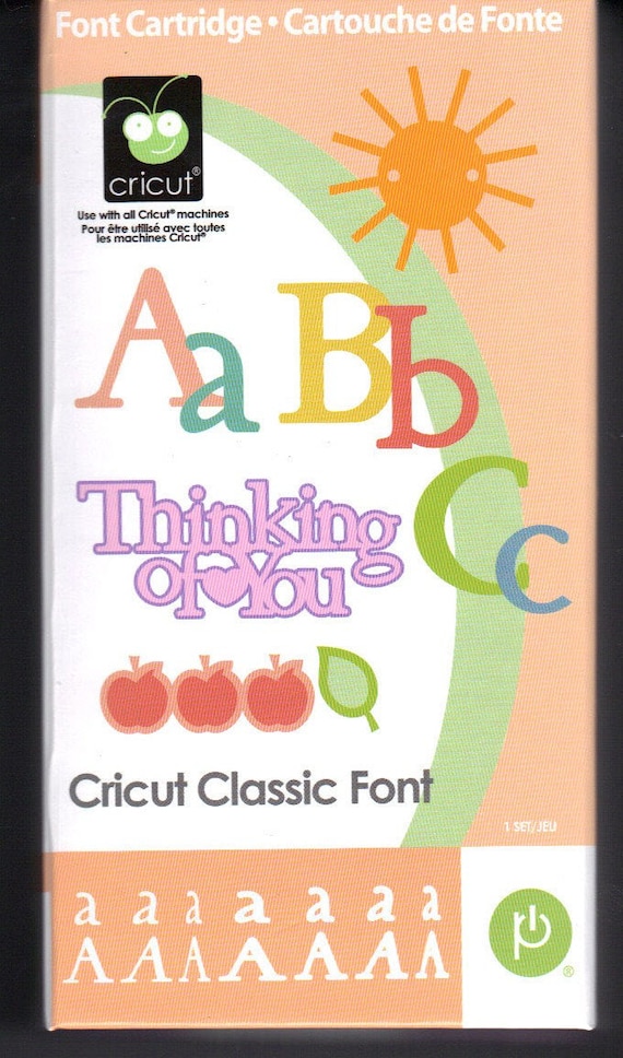Cricut Classic Font Cricut Cartridge Brand New