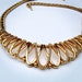 egyptian necklace / gold cleopatra necklace / egyptian jewelry
