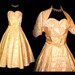 Vintage 50s 1950s Designer Full Circle Mad Men Dress Alfred Angelo Ballerina Tea Length Garden Party Prom Pinup Bombshell Rockabilly Bolero