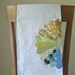 Customized Flour Sack Tea Towel with Dresden Plate Embellishment Choose Your Colors