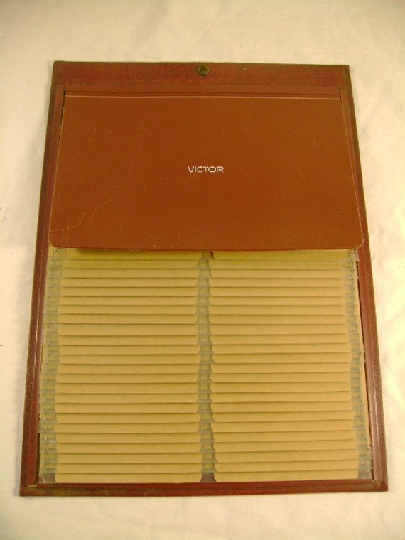 Vintage Kardex card system