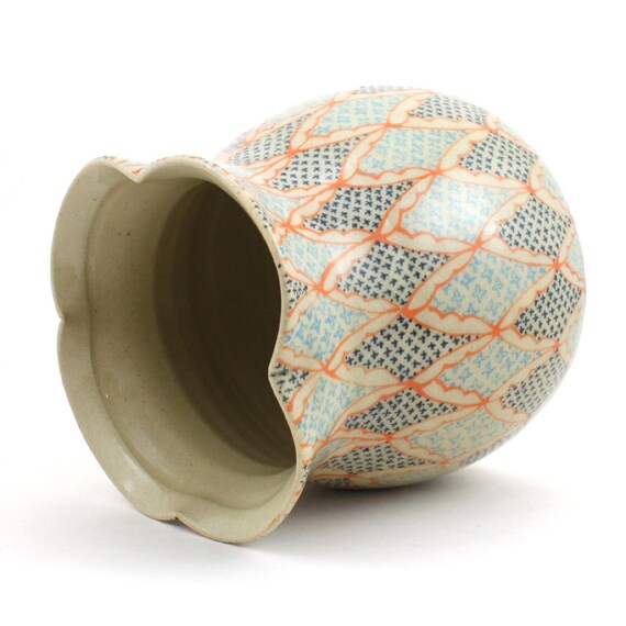 Reserved for Sara Large Ceramic Vase Utensil Holder with