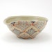 Reserved for Rachel - Pouring Bowl - Mixing Bowl wtih Orange, Purple and Navy Pattern