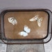 Vintage Wood Butterfly Tray