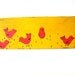 Primitive Painting Red Birds on Wood Wall Art