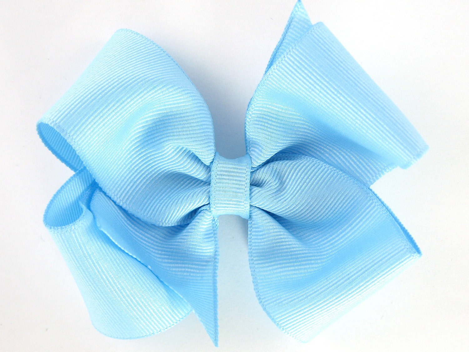 Carolina Blue Hair Bow Clip - wide 3